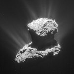 What is a presumed sign of life doing on a dead comet?