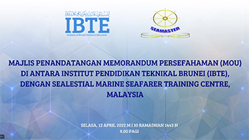 MOU between IBTE and SEAMASTER