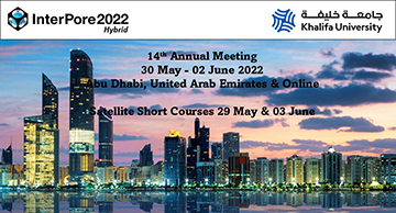 14 Annual Meeting of the International Society for Porous Media (InterPore)