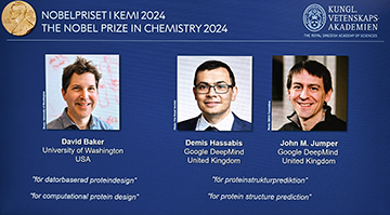 Protein designer and structure solvers win chemistry Nobel