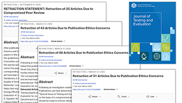 Journal retracts nearly 150 articles for compromised peer review