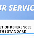COMPILING A LIST OF REFERENCES ACCORDING TO THE STANDARD