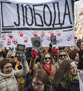 Teadlased kogunesid Serbia korruptsioonivastaste protestide toetuseks