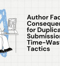 Author Faces Consequences for Duplicate Submission and Time-Wasting Tactics