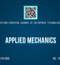 EEJET | Vol. 1 No. 7 (139) (2026) | Applied mechanics