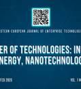 EEJET | Vol. 1 No. 13 (139) (2026) | Transfer of technologies: industry, energy, nanotechnology