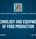  EEJET | Vol. 3 No. 11 (141) (2026) | Technology and Equipment of Food Production
