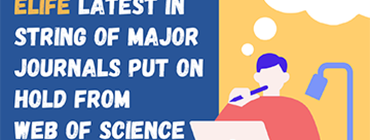 eLife on viimane suuremate ajakirjade seas, mis on peatatud Web of Science'ist