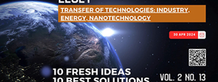 EEJET | Vol. 2 No. 13 (128) (2024) | Transfer of technologies: industry, energy, nanotechnology
