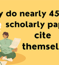 Why do nearly 45,000 scholarly papers cite themselves?