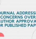 Journal Addresses Concerns Over Author Approval for Published Paper