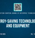 EEJET | Vol. 1 No. 8 (139) (2026) | Energy-saving technologies and equipment