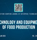  EEJET | Vol. 3 No. 11 (141) (2026) | Technology and Equipment of Food Production