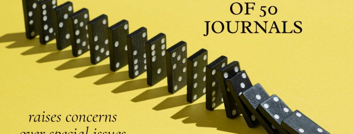 Web of Science Sanctions Over 50 Journals, Sparking Concerns About Special Issues in Mega-Journals