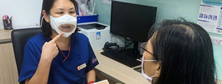 TRANSPARENT MEDICAL MASKS DEVELOPED FOR SPEECH THERAPISTS