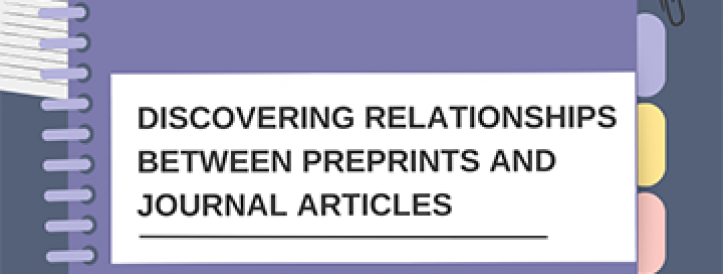DISCOVERING RELATIONSHIPS BETWEEN PREPRINTS AND JOURNAL ARTICLES