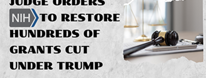 Kohtunik käskis NIH-l taastada sadu Trumpi ajal kärbitud toetusi