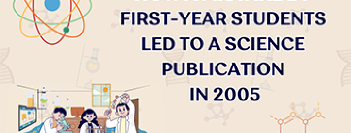 How a mistake by first-year students led to a Science publication in 2005
