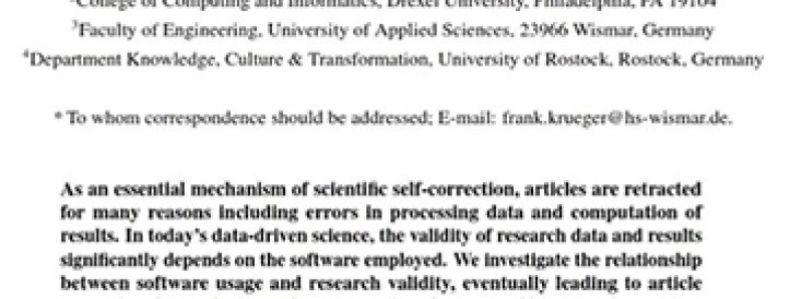 RETRACTED ARTICLES USE LESS FREE AND OPEN-SOURCE SOFTWARE AND CITE IT WORSE