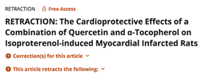 Wiley parandab tagasitõmbamismärguandeid artiklite tõmbamise põhjuste 