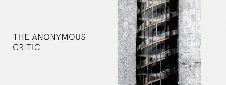 THE ANONYMOUS CRITIC